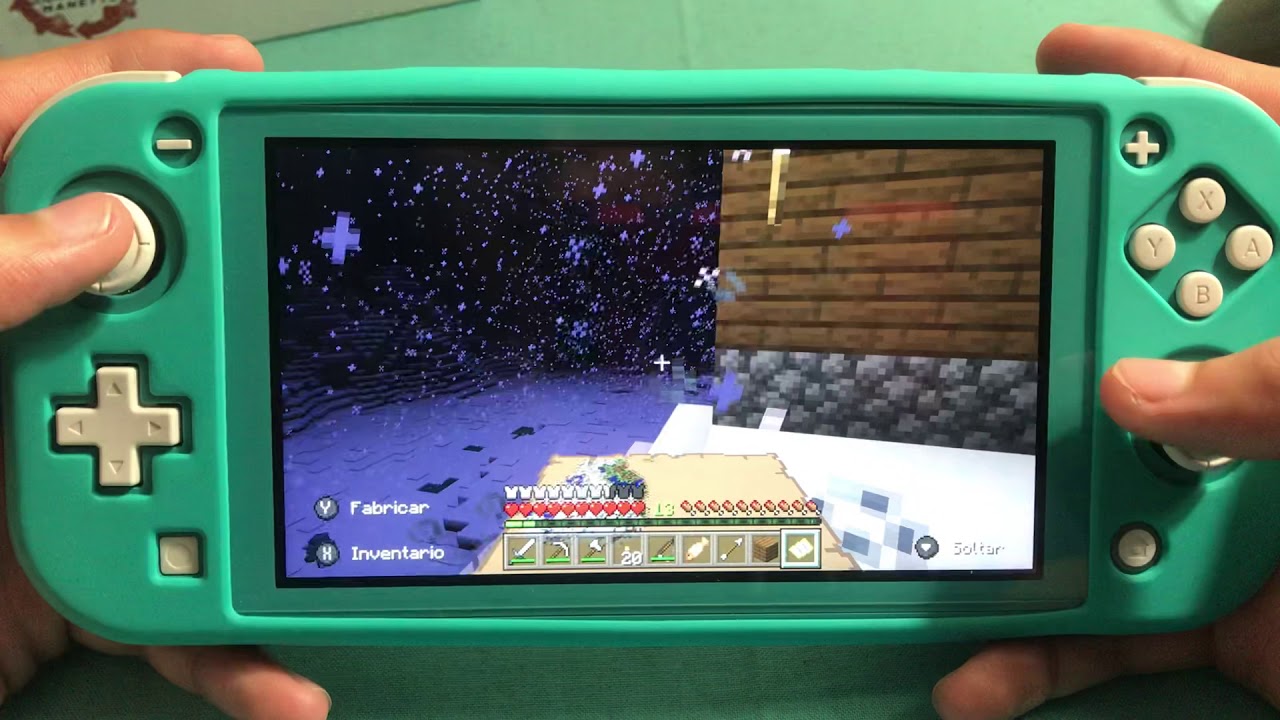 Minecraft Nintendo switch lite!😱Palomitas world #2!😱