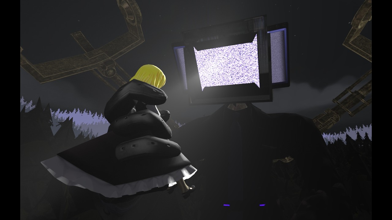 [SFM/Touhou/Skibidi Toilet] Rumia vs Polycephaly