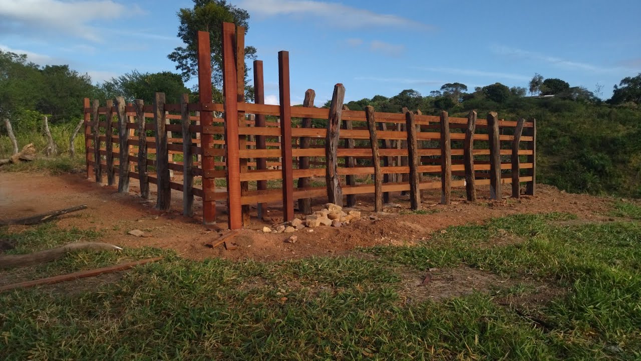 medidas de um curral e como está ficando