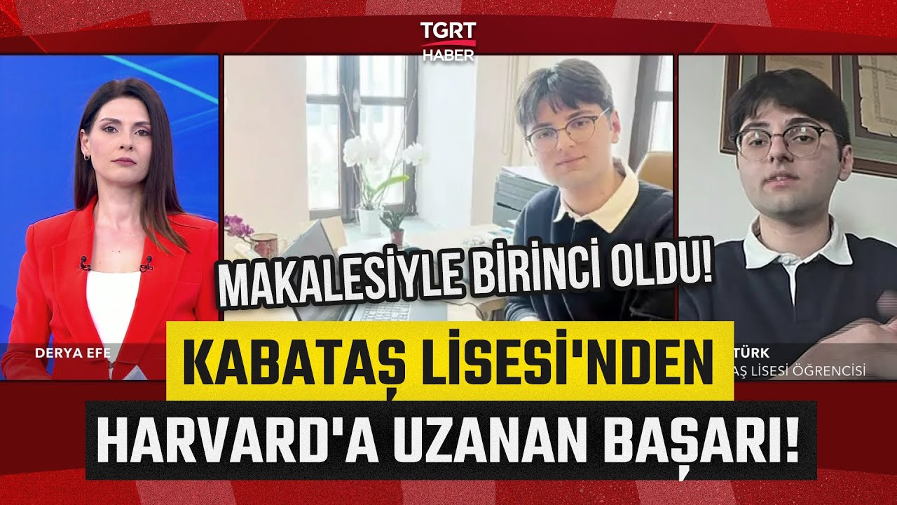 Harvard'da Tarihi Başarı! Cemil Türk Dünya Çapında Birinciliğe İmza Attı - TGRT Haber
