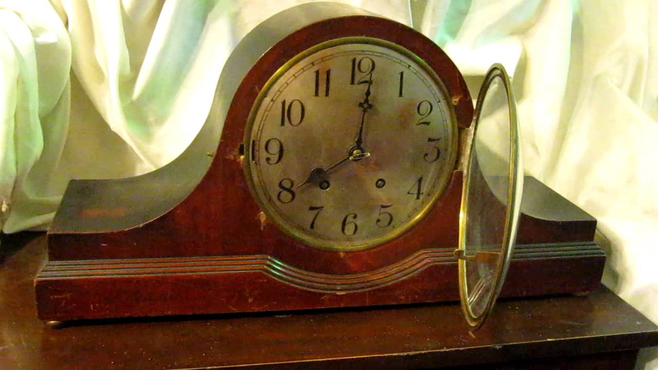 Antique Winterhalder Hofmeier Napoleon Hat German Mantel Clock