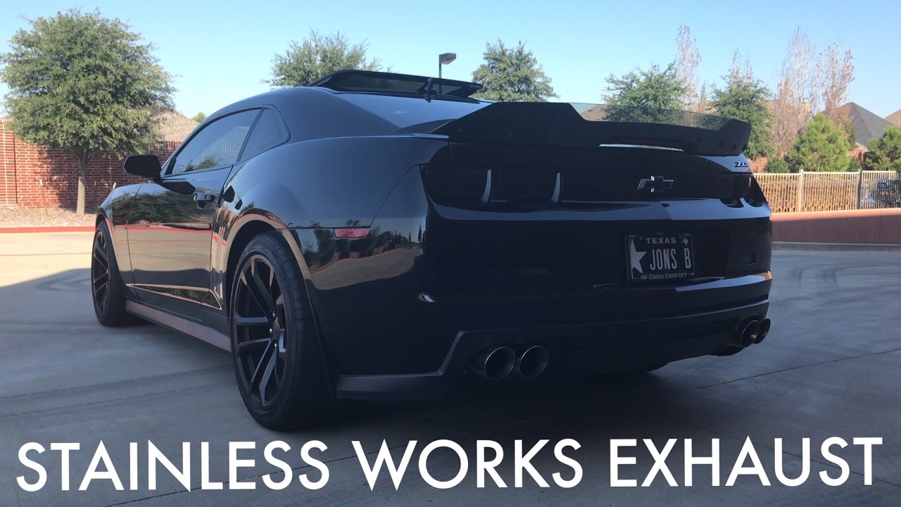 Camaro ZL1: Full Stainless Works Exhaust Comparison [4K]