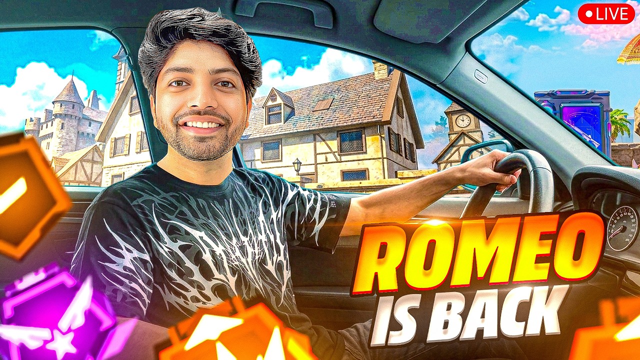 🔴 FREE FIRE LIVE 🔥 Rank Push Non-Stop | Comeback Of Romeo ❤️ #freefire #romeogamer #shorts