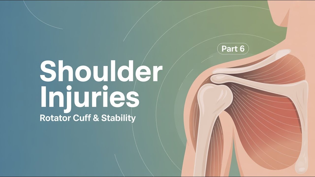 Anatomy of the Shoulder — Part 6 | Rotator Cuff Injuries, Impingement & Joint Stability