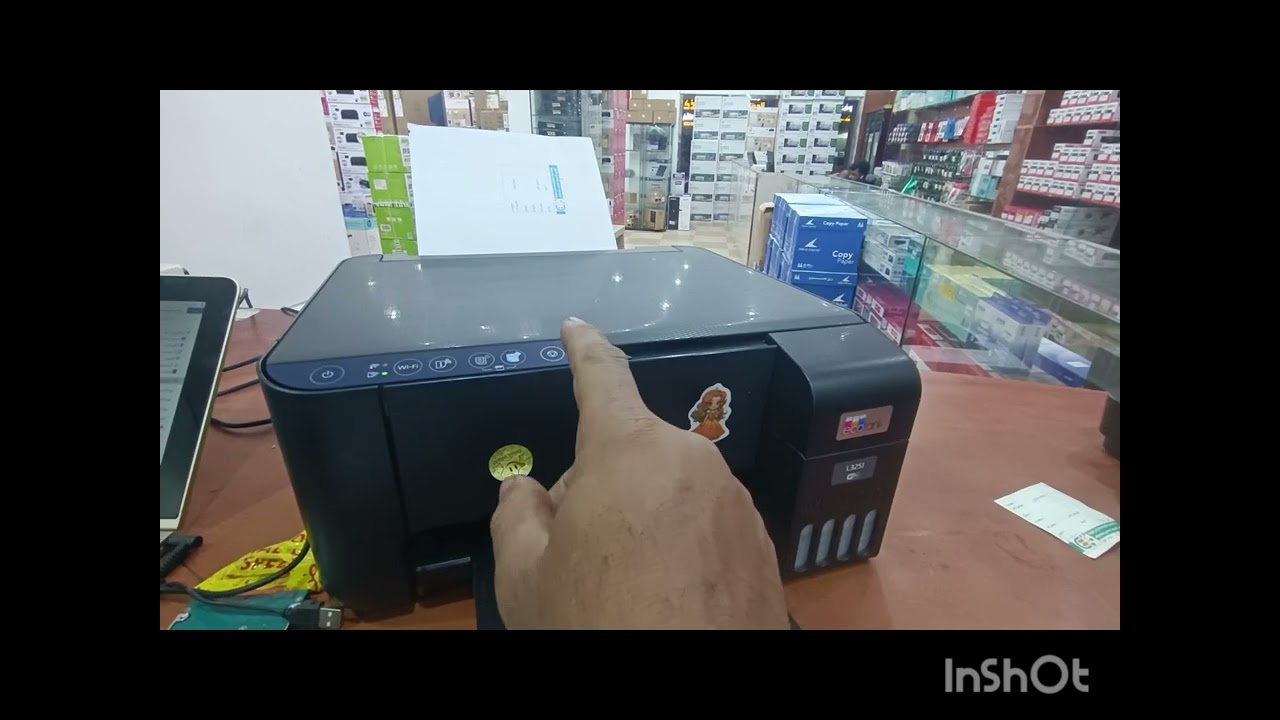 اخيرا حل مشكله طباعه الالوان لحميع طابعات ابسون خزاناتEpson l3250,l3251,l3256,l3150,l3051 بكل سهوله