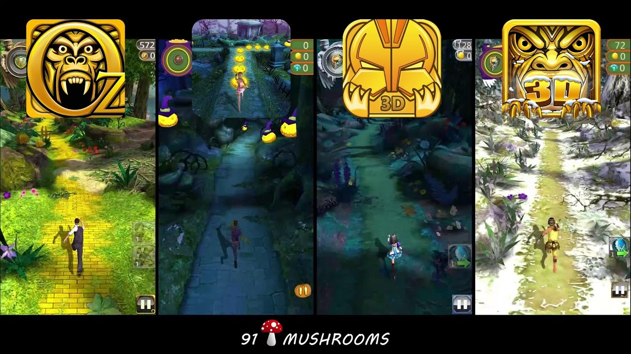 Temple Run Oz with Temple Run Oz Type 3 Maps at Once