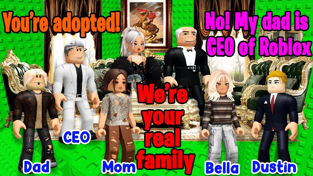 👨‍👦 TEXT TO SPEECH 💰 I Was Adopted By The CEO Of Roblox ✨ Roblox Story