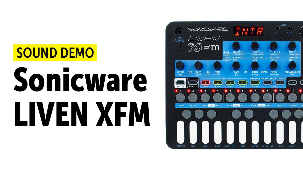 Sonicware LIVEN XFM Sound Demo (no talking)