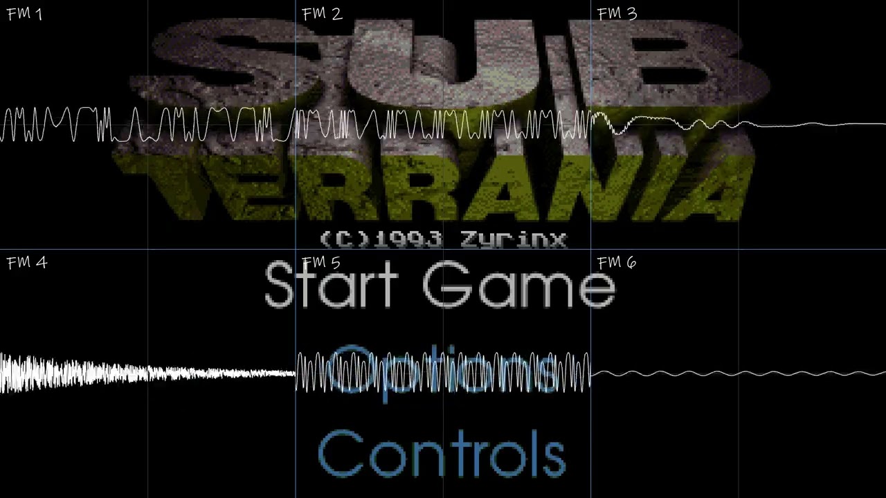 Sub-Terrania - Sega Genesis - OST - Sublevel II (Level VI) - SMPS - Oscilloscope view