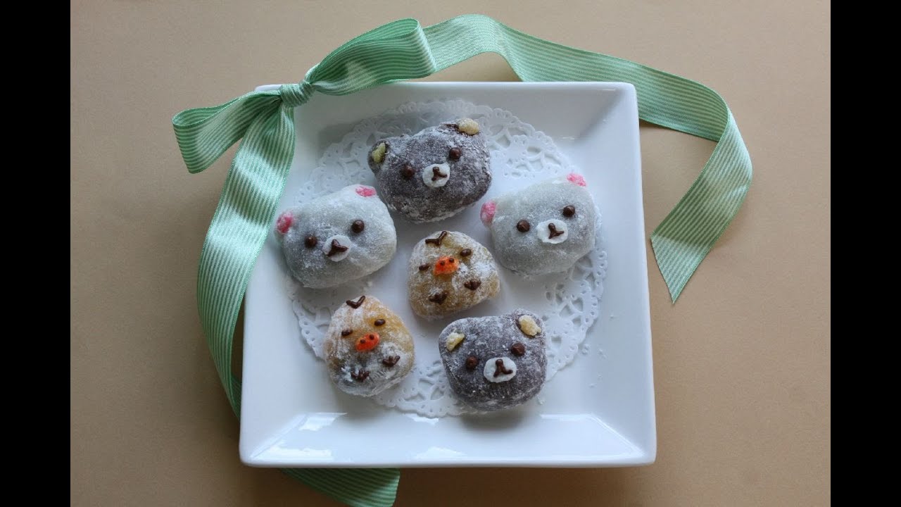 Rilakkuma Daifuku　Recipes　リラックマ大福　レシピ