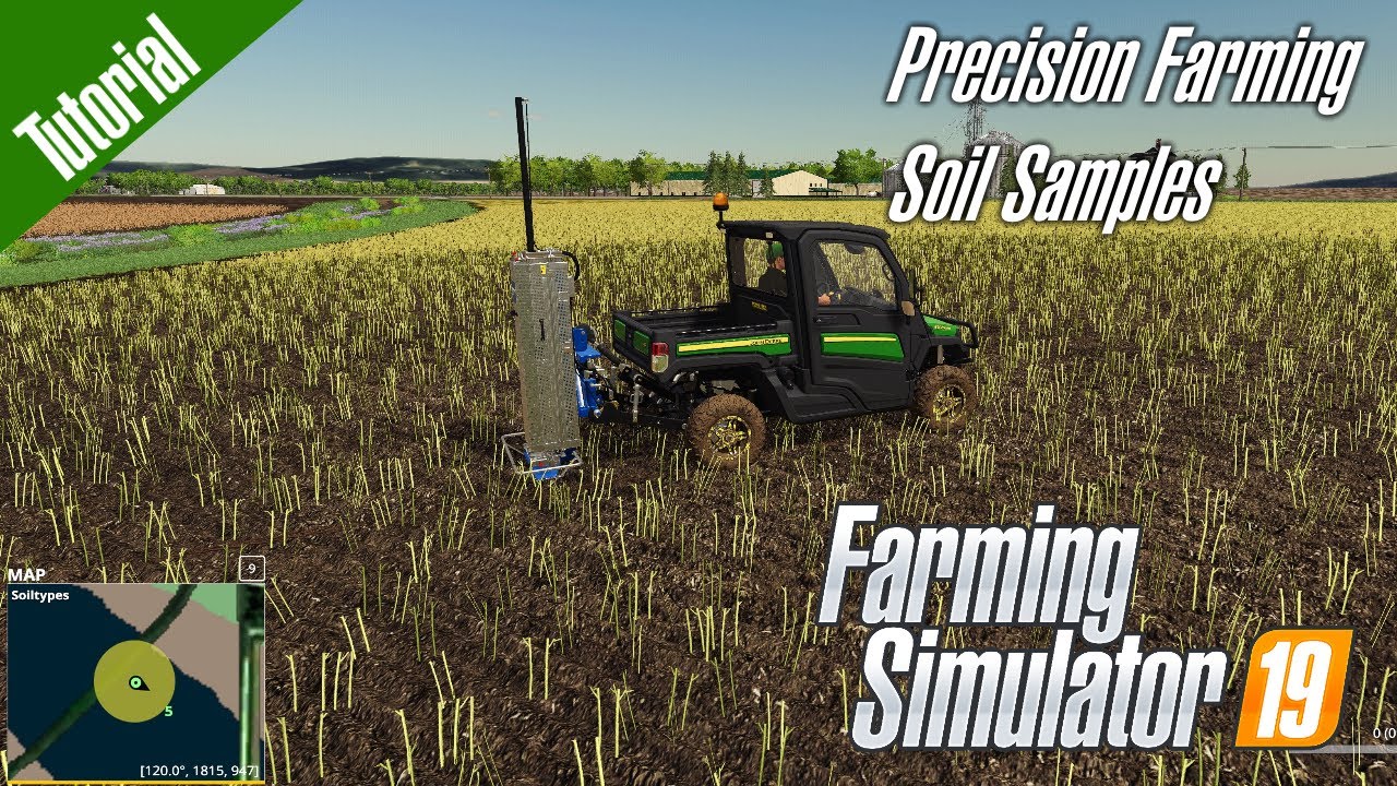 How to take soil samples, enlarge sample radius, and use console commands with Precision Farming DLC