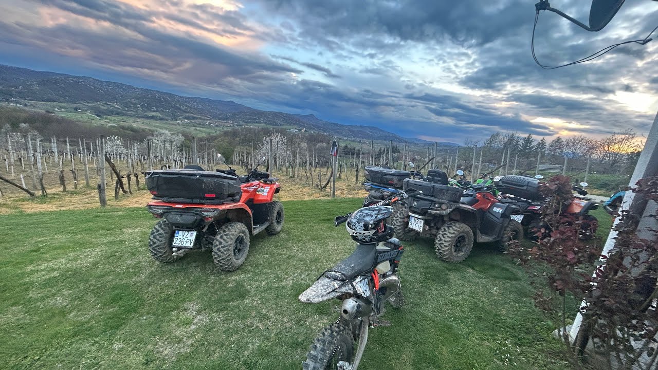 Can-am Outlander 1000, Cfmoto 520L, KTM 250 02.04.2023.