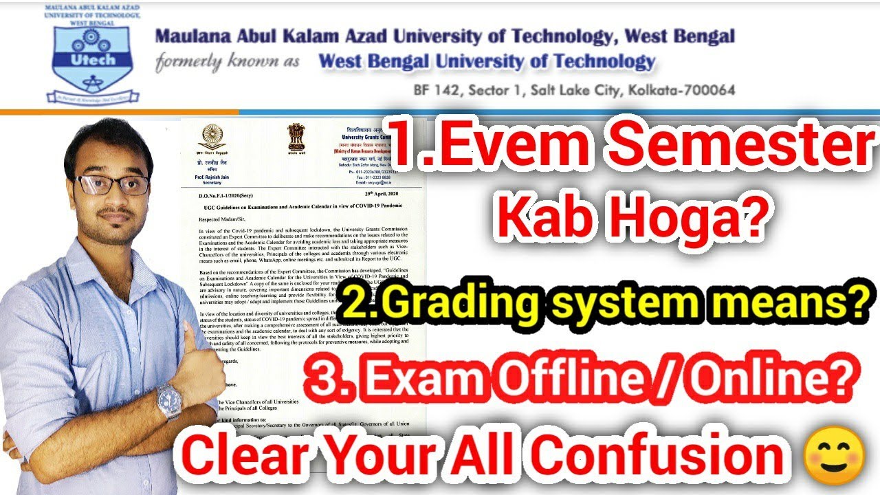 MAKAUT & UGC Notice😣Huge Confusion😡Even Semester Date🤔Grading System😳Savi sabaloka jabab😎