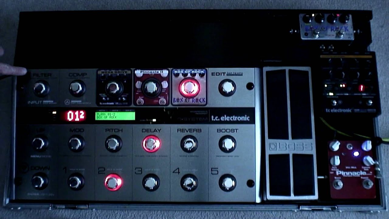 Glenn DeLaune TC Electronic G-System Video Demo
