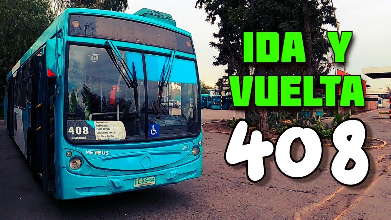 Aprendete la 408 una Ruta corta pero Especial (transantiago)
