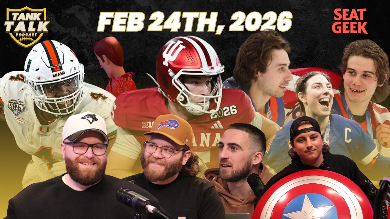 NFL 2026 Combine Preview & USA Olympic Hockey Teams Win Gold | Tank Talk Podcast LIVE Feb 24th, 2026