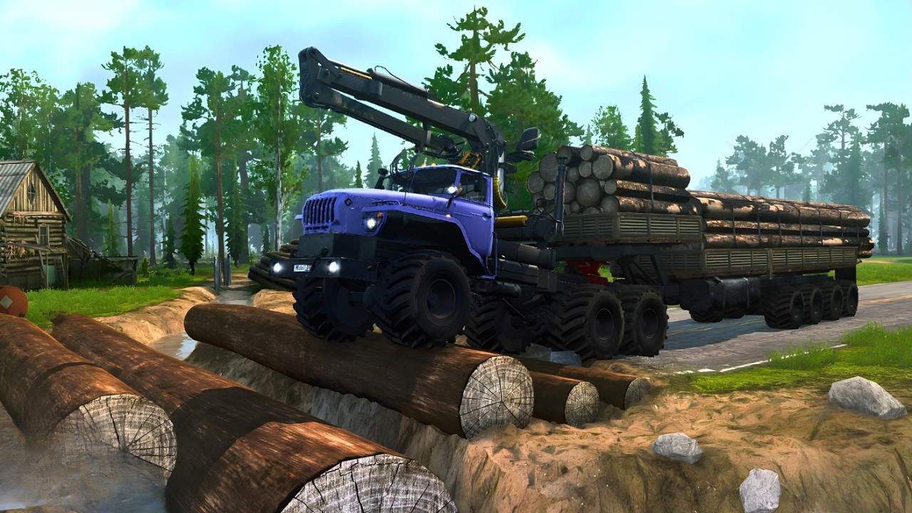 Heavy Truck vs Brutal Extreme Road | MudRunner Gameplay
