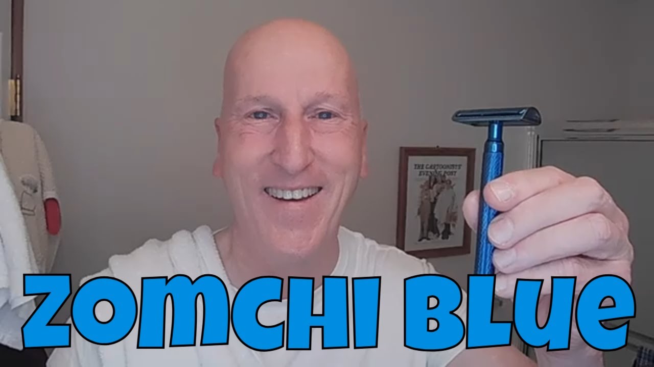 Introducing The Stylish Zomchi Blue Safety Razor!