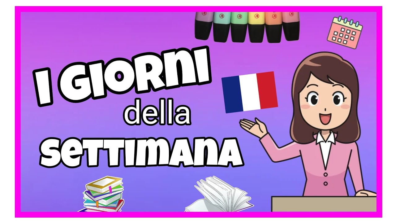Impariamo i giorni della settimana in francese 🇫🇷 scrittura e pronuncia 🇨🇵 #french #school #learn