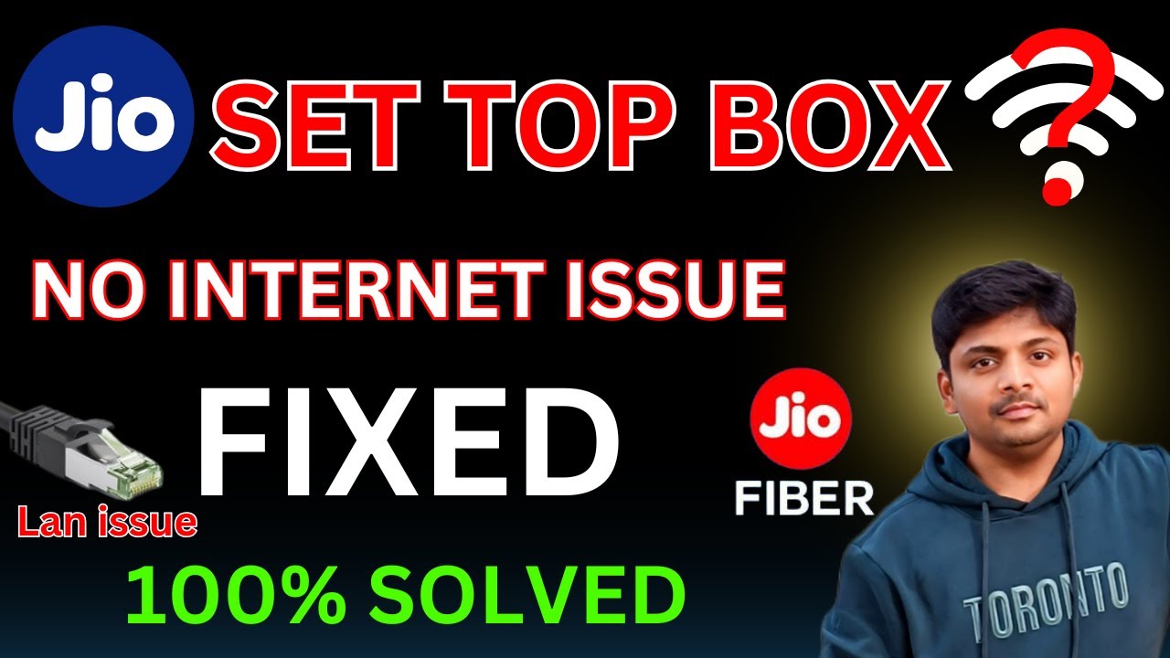 #jio  Set Top Box No Internet Connection | Jio Set top Box Lan Not Working problem fixed #telugu