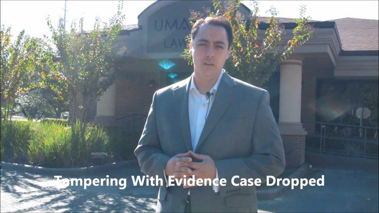 Tampering With Evidence and Marijuana Charges Dropped