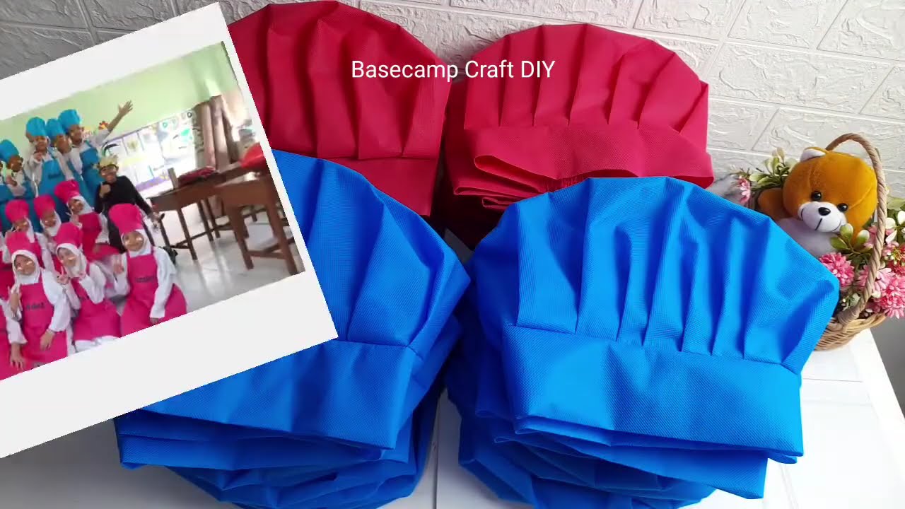 Tutorial menjahit topi koki mudah dan cepat