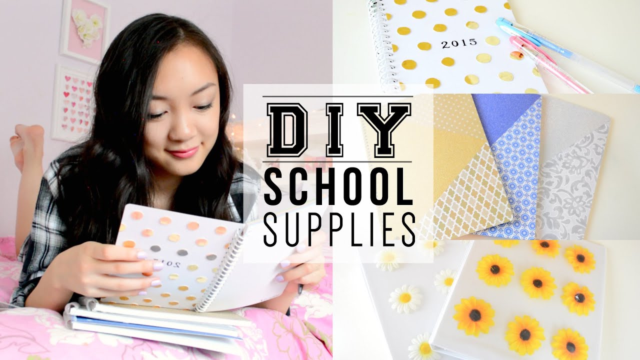 DIY School Supplies! Back to School 2014