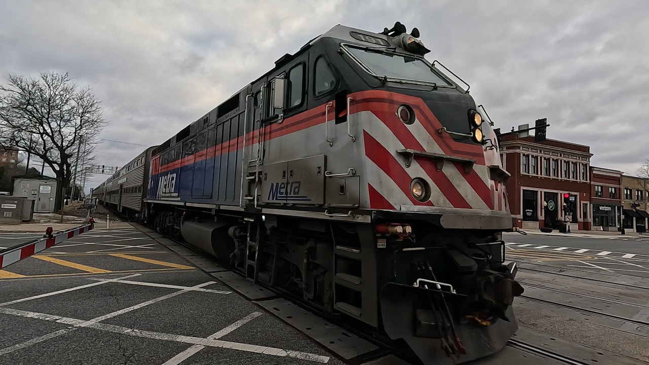 Metra, BNSF & Amtrak, LaGrange, Mendota & Kewanee, IL! A variety at LaGrange,  Mix of Amtrak power!