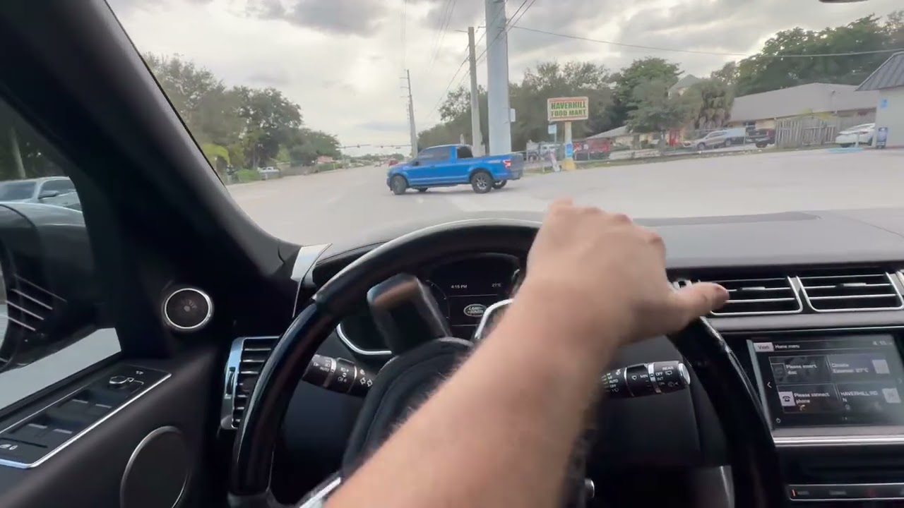 52K-Mile 2016 Land Rover Range Rover Supercharged Driving 