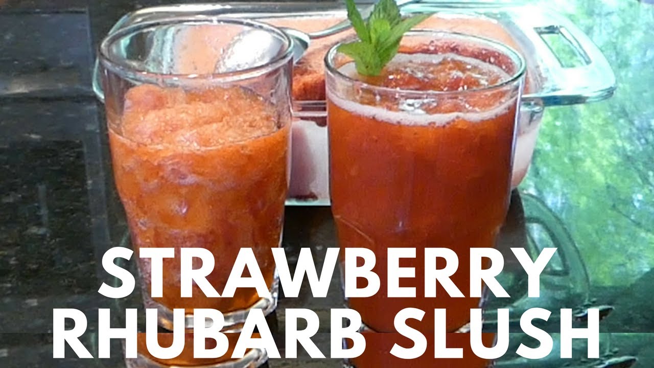 Strawberry Rhubarb Slush