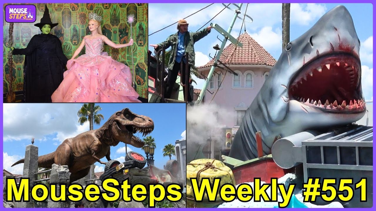 MouseSteps Weekly 551: A Day at Universal Orlando, Including Wicked, Mega Movie Parade, HHN Prep