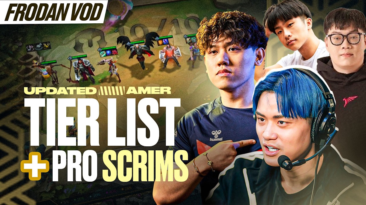 Updated AMER Tier List + Pro Scrims Ft. k3Soju, Prestivent, and YBY! | Frodan Set 16 VOD