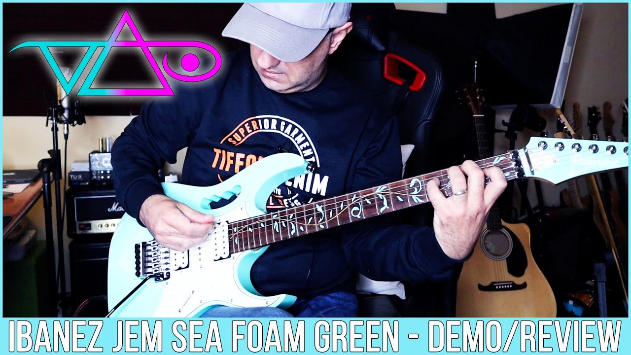 IBANEZ JEM SEA FOAM GREEN - DEMO / REVIEW - LOVING IT!!!