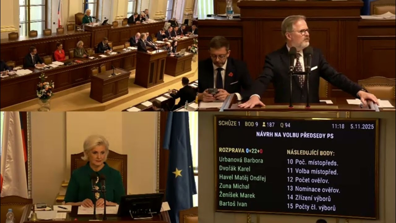 Petr Fiala - 5.11.2025 - n&aacute;vrh na volbu předsedy PS