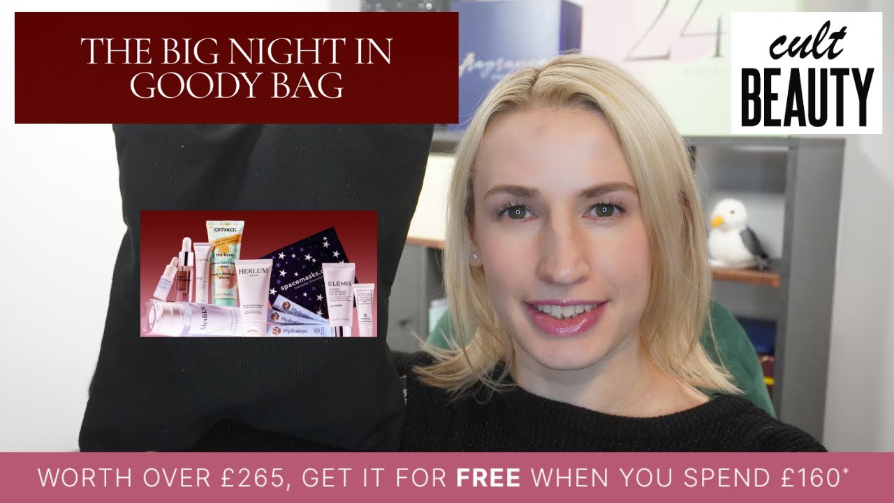 Распаковка подарочного набора CULT BEAUTY The Big Night In Goody Bag 2023