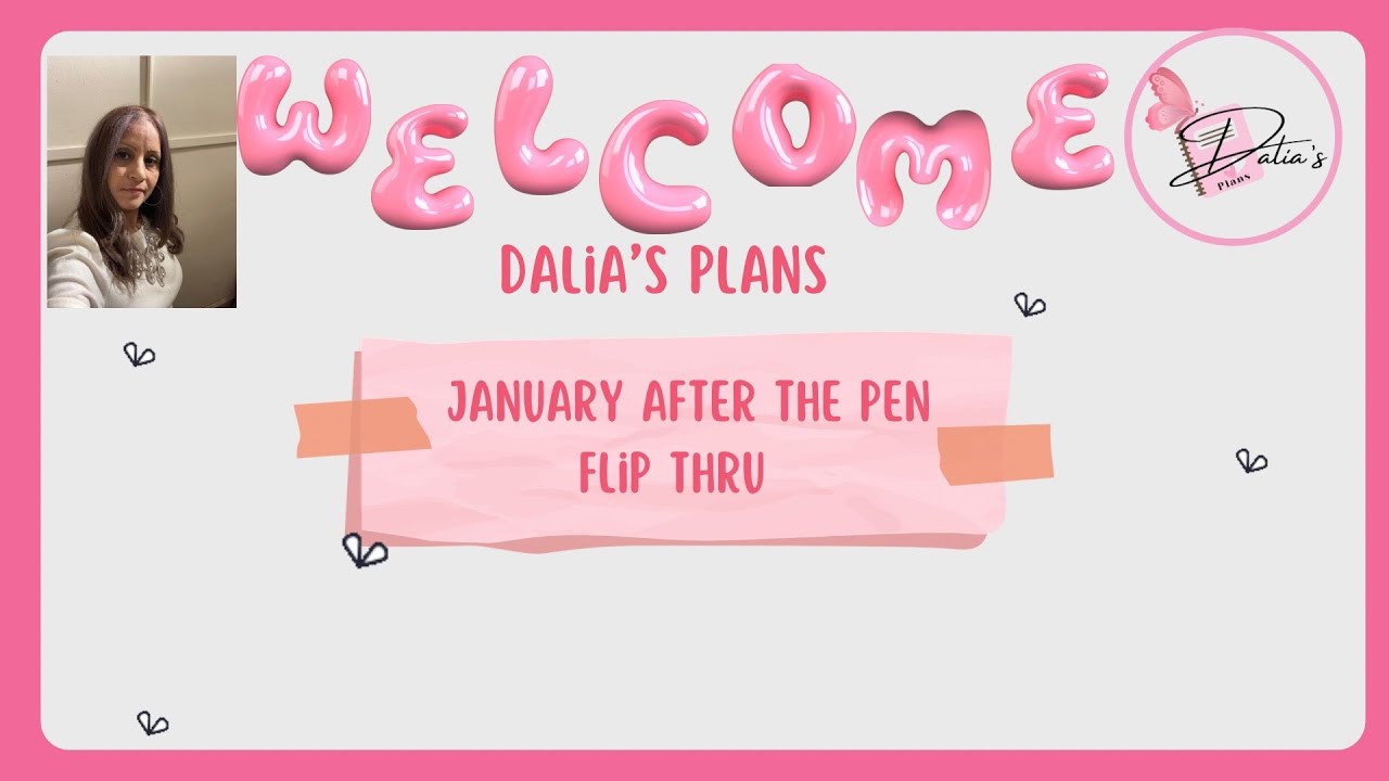 January 2026 after the pen in my 4 planners