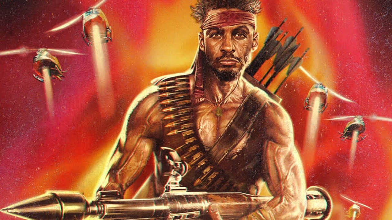 Rambo on damm battleground