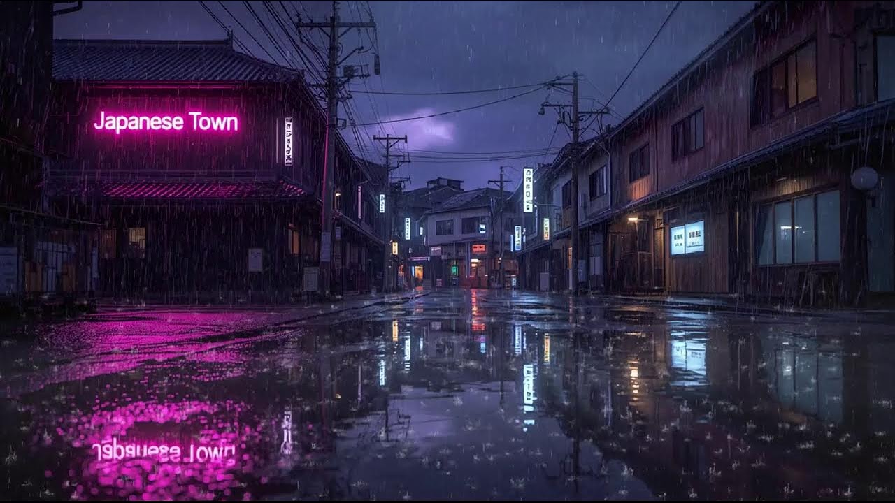 Night Rain Ambience 🌙 Lofi Beats for Focus, Relax & Quiet Moments #85