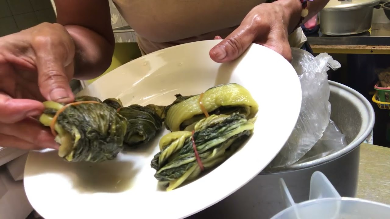 Sayur Asin praktis  酸菜自製 d untung besar.