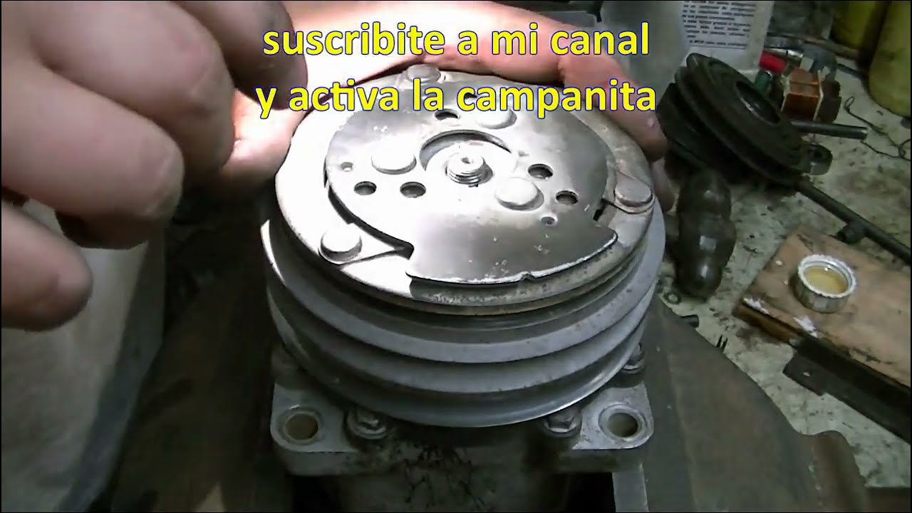 compresor sanden cambio de sello