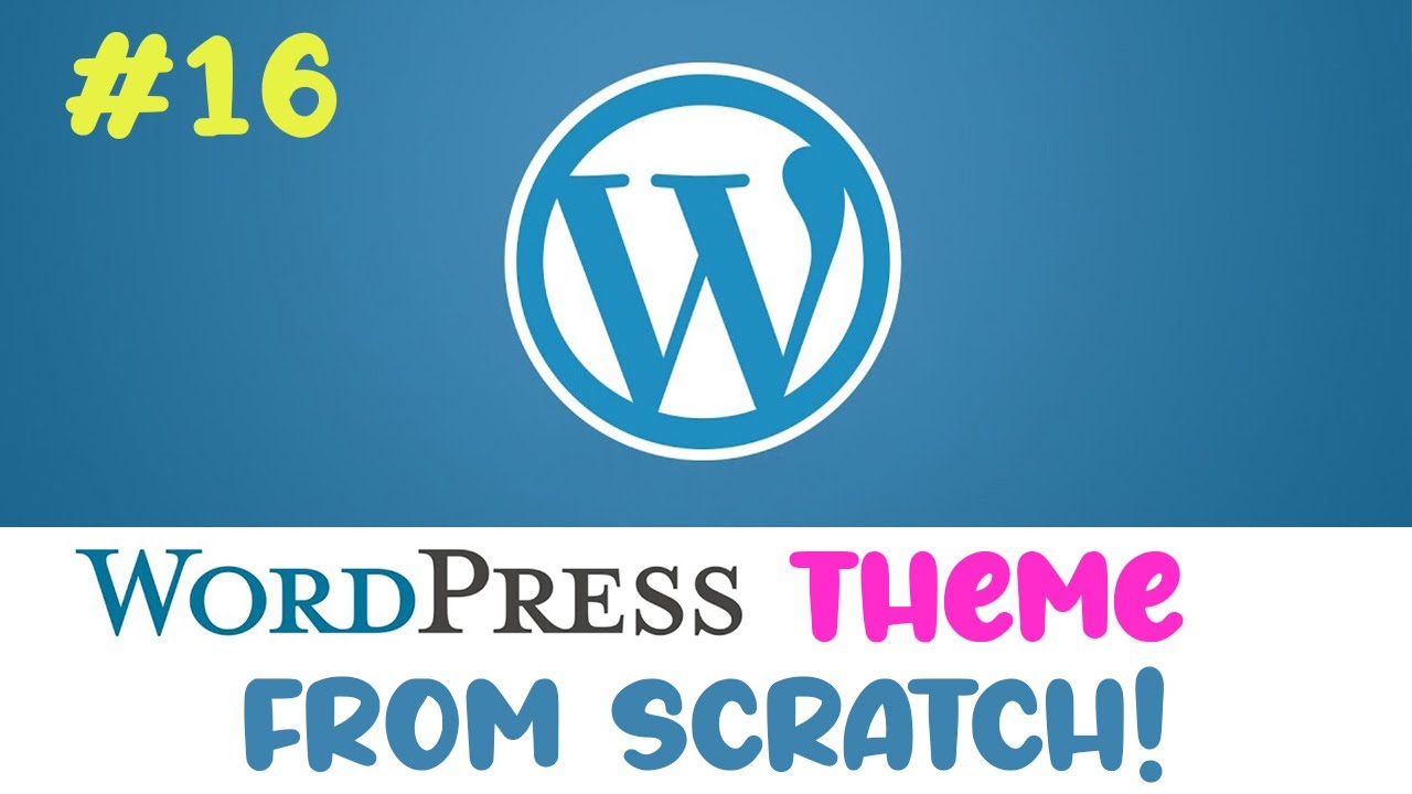 #16 Wordpress theme from scratch | Nav walker class 2 | Quick programming beginner tutorial