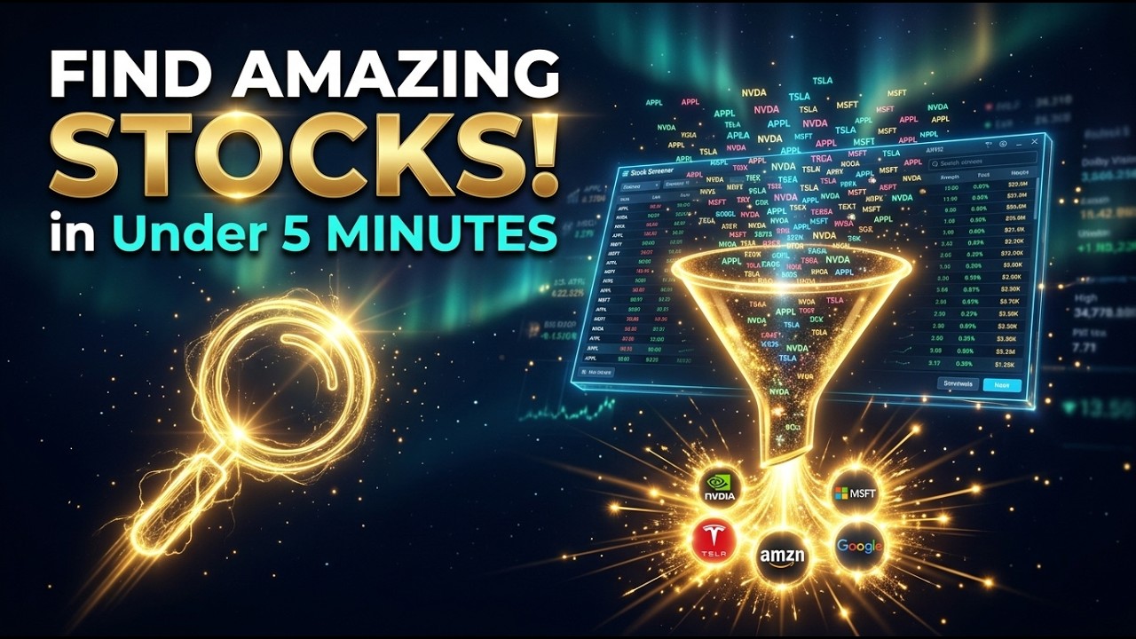 How to Use Stock Screeners to Find Amazing Stocks (Free Tools 2026)