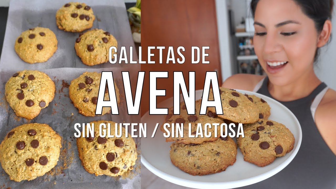 Galletas de Avena Saludables SIN HARINA, LIBRE DE GLÚTEN Y SIN LACTOSA | Michela Perleche