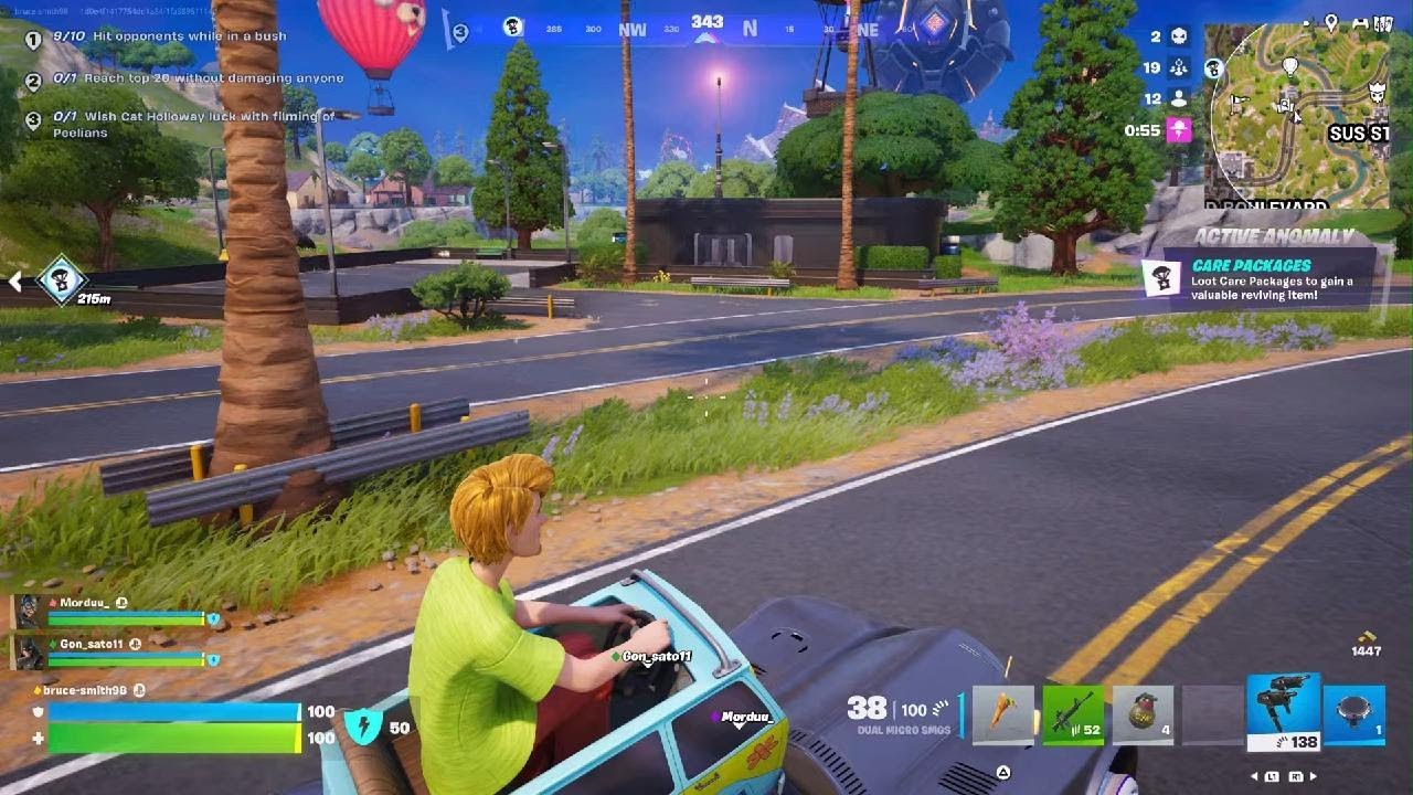 Fortnite_Shaggy 3rd wheel Bat x Cat ruin by scooby