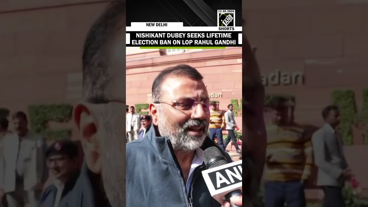 BJP MP Nishikant Dubey moves motion to cancel Rahul Gandhi&rsquo;s membership for Lifetime