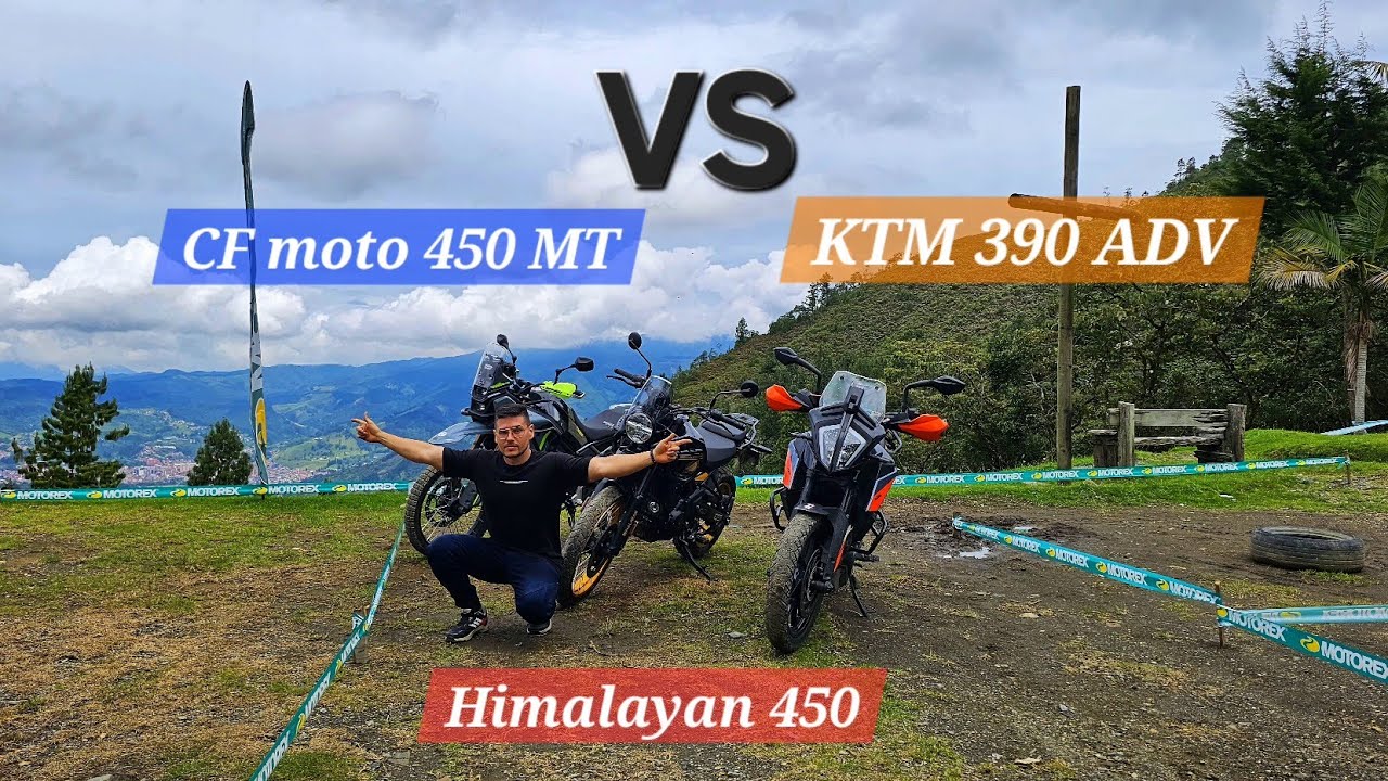 ¿cual es la mejor? Himalayan 450 vs cf moto 450 MT, KTM 390 adv