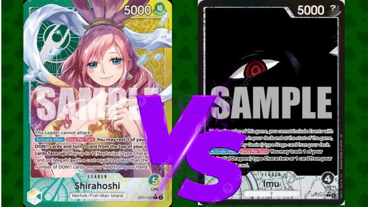 🟢🟡 Shirahoshi VS ⚫Imu - OP13 Locals Round 3- One Piece TCG Gameplay 