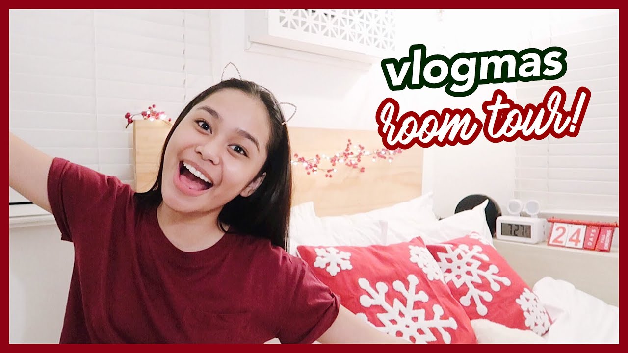 VLOGMAS: Christmas Room Tour! + Giveaway (Philippines) | ThatsBella