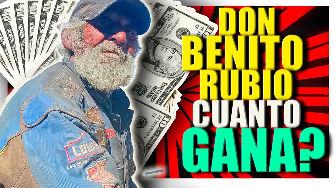 🤑 DON BENITO RUBIO CUANTO GANA EN YOUTUBE | CUANTO GANA UN CAAL DE #ayuda