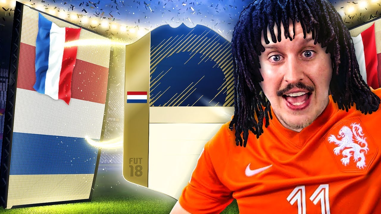 OMG FINALLY AN ICON IN A PACK! THE DUTCH ICON PULL! FIFA 18 ULTIMATE TEAM PACK OPENING